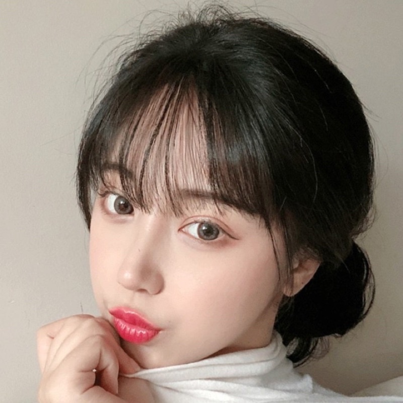 Tóc giả mái thưa có mai phong cách Hàn Quốc trẻ trung cá tính