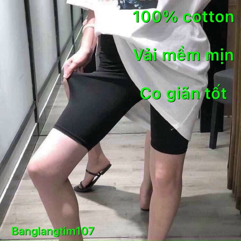[Hàng Loại 1] Quần Legging Lửng , Quần Ngố Cotton Thái Cực Mát Co Giãn Tốt 40-70kg | BigBuy360 - bigbuy360.vn