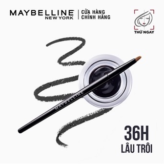 Bút kẻ mắt dạng gel lâu trôi 36h Maybelline New York Eye Studio Liner Đen 2.5g