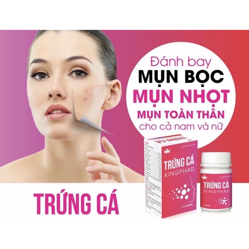 VIÊN UỐNG MỤN TRỨNG CÁ Kingphar