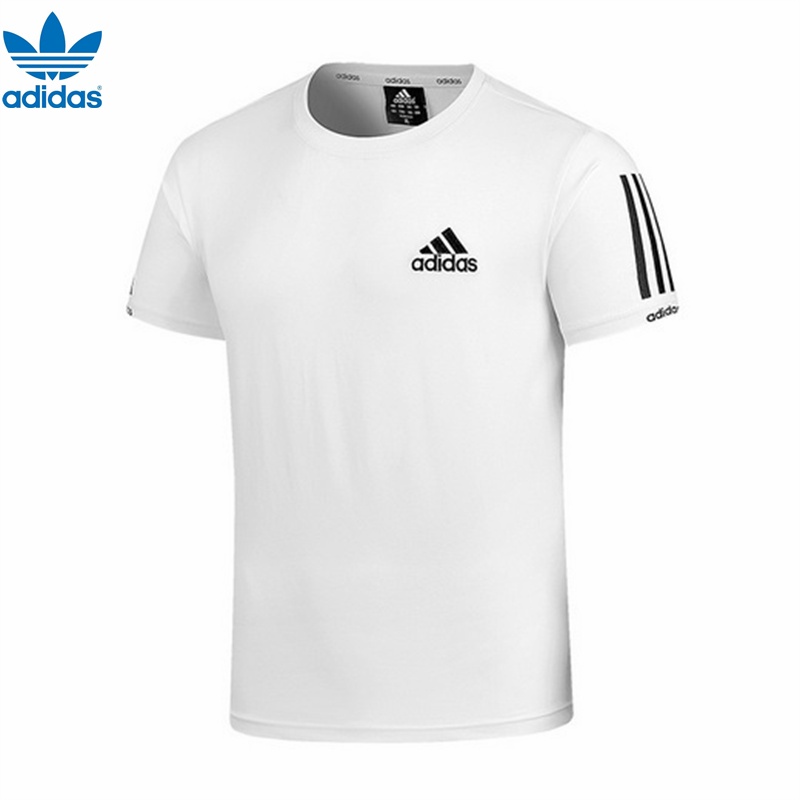 Áo Thun Thể Thao Họa Tiết Thêu Logo Adidas Cao Cấp Cho Nam