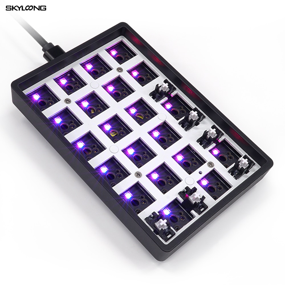 Bộ Bàn Phím Cơ SKYLOONG GK21s GK21 SK21 RGB 21 Phím Bằng Nhựa Có Dây Kết Nối Bluetooth Và Hai Chế Độ Điều Khiển