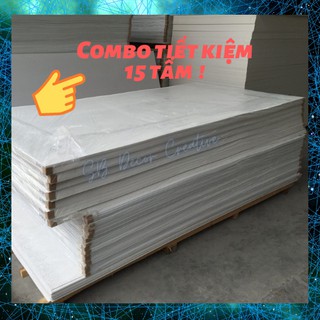 (COMBO TIẾT KIỆM 15 TẤM) Bìa mô hình Fomex (40x60cm)  Độ dày 2mm- 3mm / 5mm-8mm