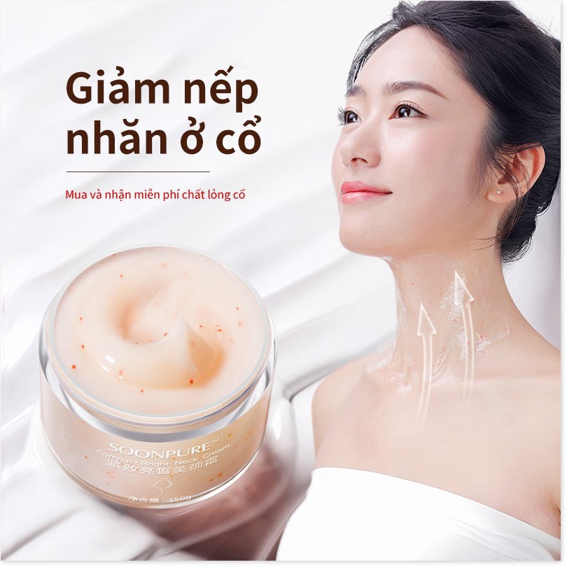 Kem Dưỡng Da Vùng Cổ SOON PURE Làm Căng Mịn Và Sáng Da 150ml