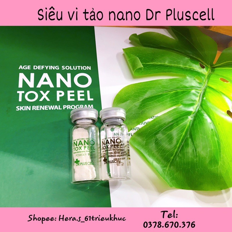 ( TRỢ GIÁ ) Combo Siêu vi tảo NANO TOX PEL Dr Pluscell_ tảo dr pluscell | BigBuy360 - bigbuy360.vn