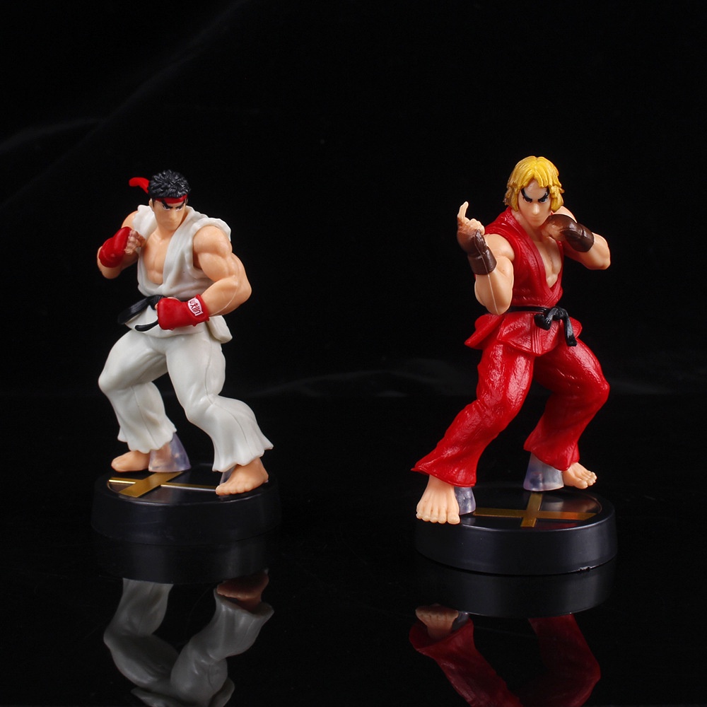 Mô Hình Nhân Vật Ken Masters Hoshi Ryu Hoạt Hình Anime Kawaii Dễ Thương 10cm