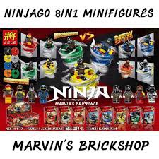 Lắp ráp xếp hình Lego minifigures lele 31137: 8 nhân vật ninja lốc xoáy (Khách chat chọn mẫu hoặc shop giao ngẫu nhiên)