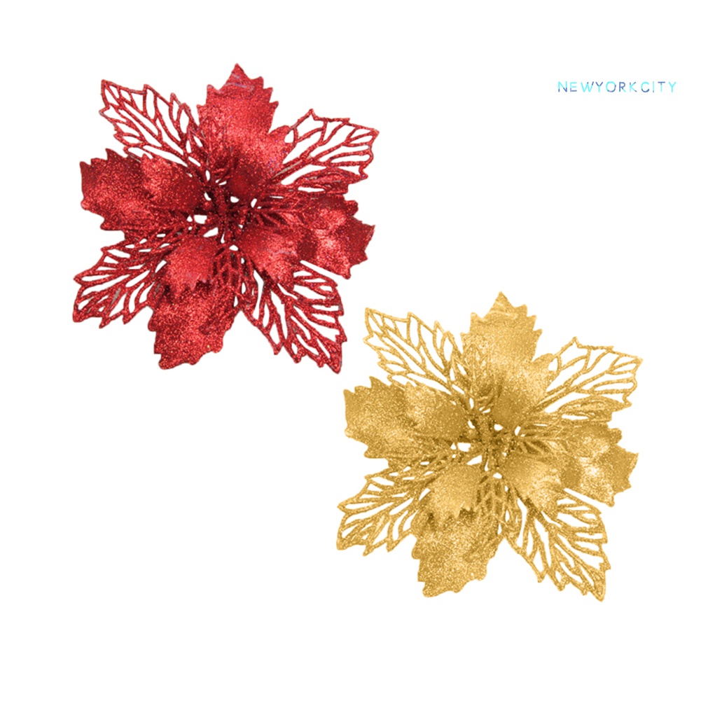 Cây Hoa Giả Bằng Nhựa Trang Trí Giáng Sinh