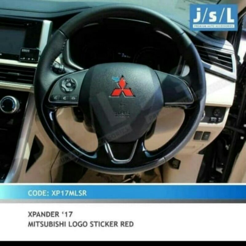 Miếng dán trang trí vô lăng xe hơi Mitsubishi Xpander
