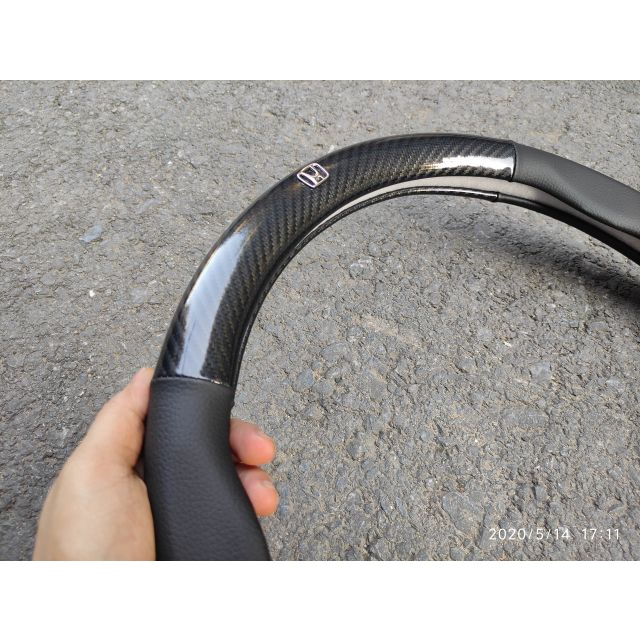 Bọc Vô Lăng, Bọc Tay Lái carbon có logo Mercedes