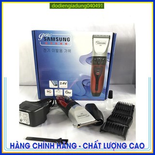 Tông đơ cắt tóc chuyên nghiệp gia đình 2 pin samsung 388 máy chạy cực êm
