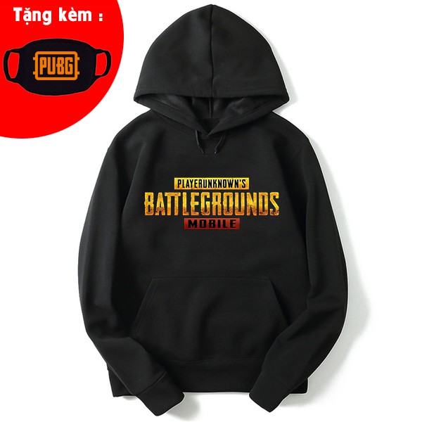 [SIÊU RẺ] HOODIE PUBG Mobile tặng kèm bịt mặt PUBG cực ngầu