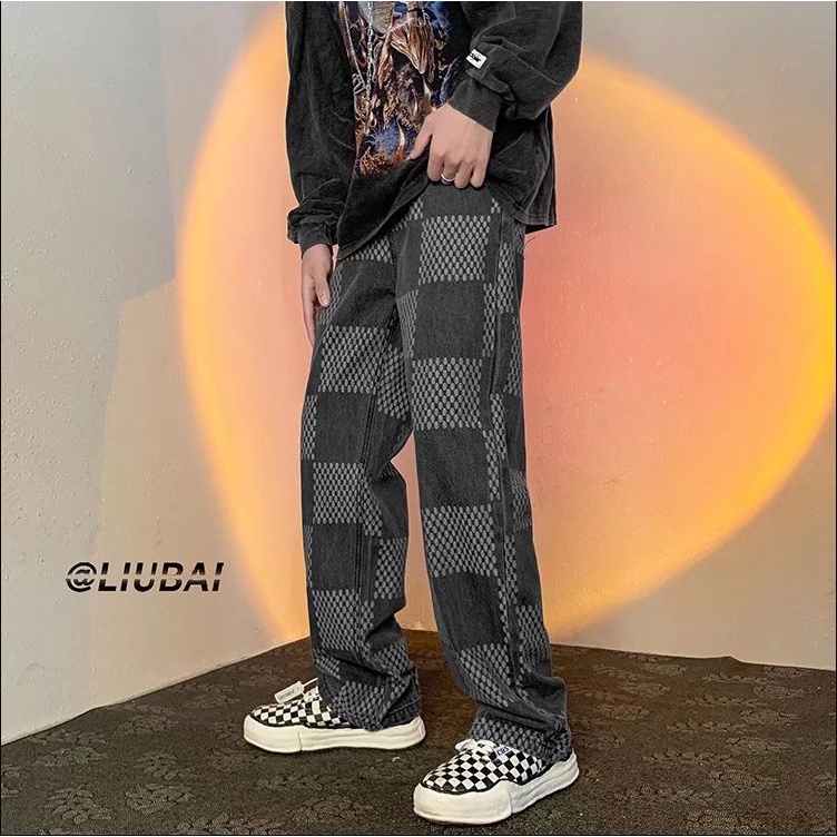 Quần Jeans Nam Dài Ống Đứng Thời Trang quần jean nam ống đứng from rộng quần baggy jean unisex Quần ống suông fashion quần jean nam kiểu dáng hàn quốc