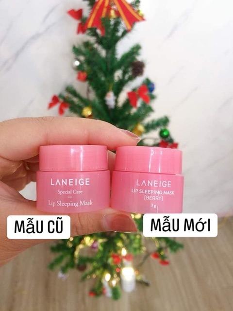 ( Mẫu mới 2019) Mặt nạ môi LANEIGE Lip Sleeping Mask [ Berry] - Mini Size 3gr | WebRaoVat - webraovat.net.vn