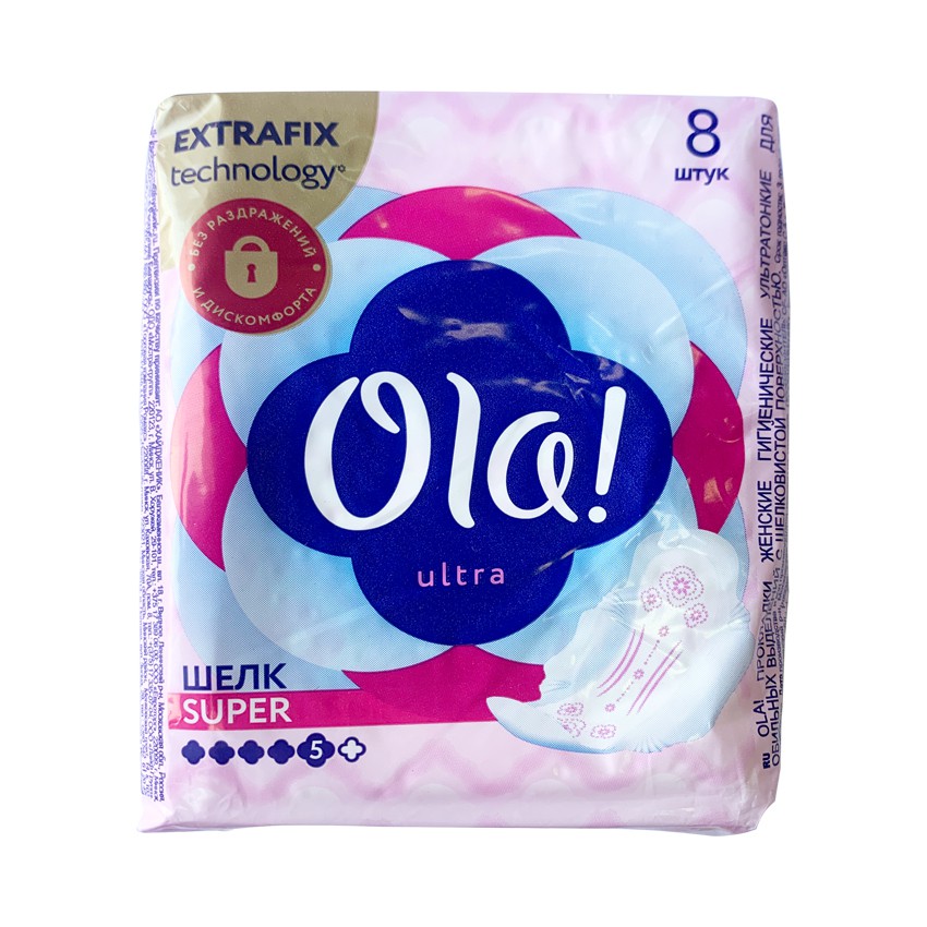 Băng vệ sinh Ola Ultra siêu thấm - đêm 8 miếng
