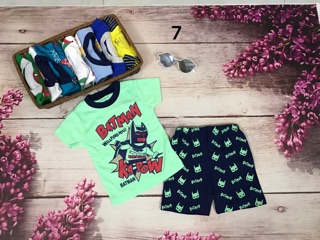 Combo Bộ thun borip bé trai