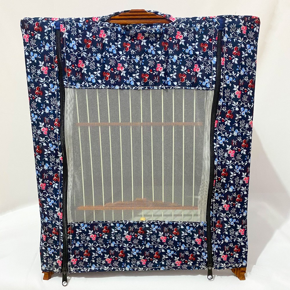 Áo lồng vuông chào mào 37cm cao cấp chất vải co dãn bền cửa lưới thoáng khí