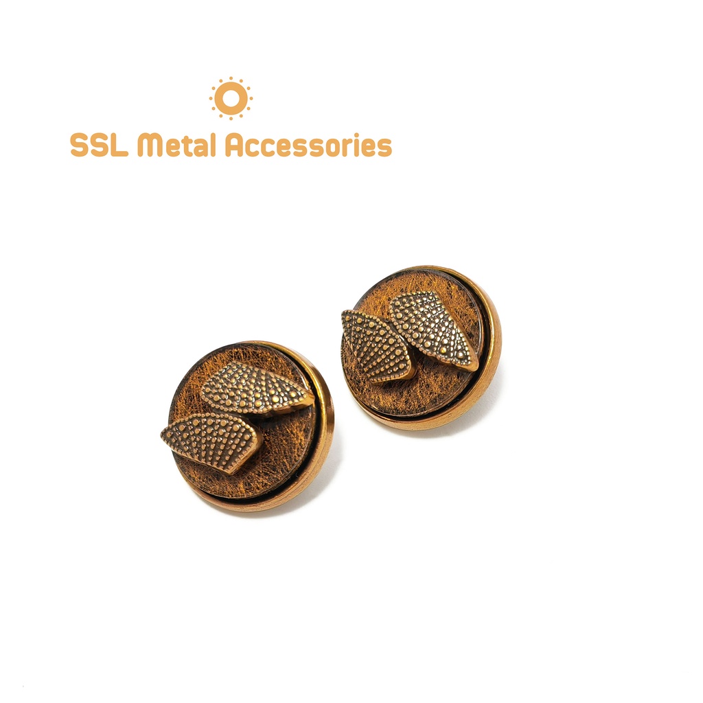 Cúc áo, nút áo kim loại thời trang mới hình tròn dành cho váy đầm, áo sang trọng CD-262 18mm