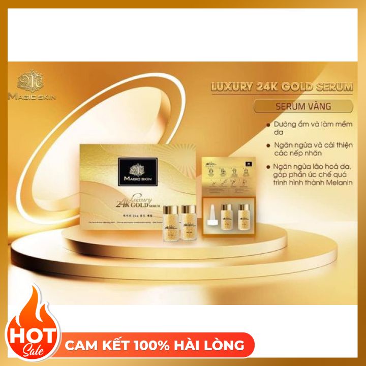 Serum Tái Sinh Vàng 24k Magic Skin Tái Tạo Và Dưỡng Da Căng Bóng Mịn Màng