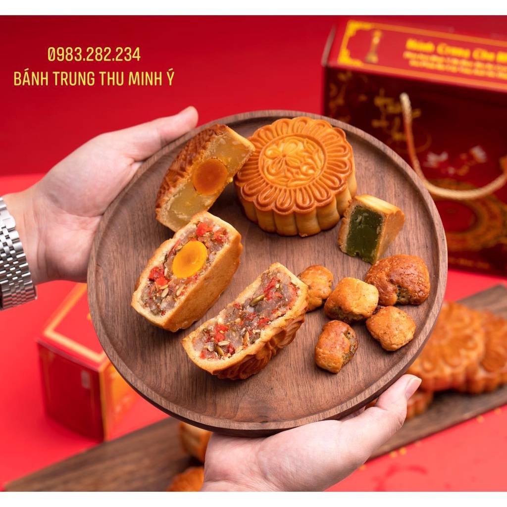Bánh Trung Thu Minh Ý Hương Vị Cổ Truyền, Chất Lượng Thượng Hạng 150g