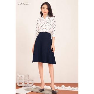 Chân váy xòe sọc VA559 GUMAC