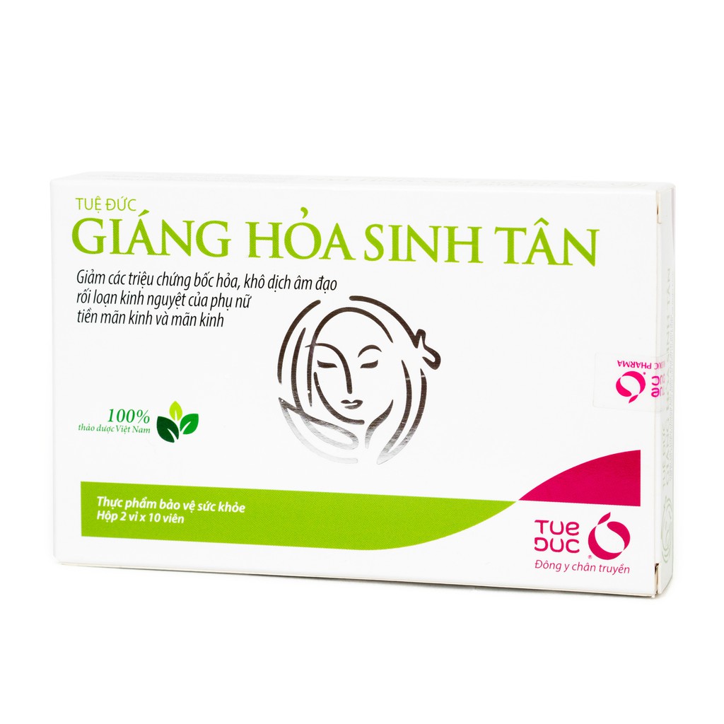 Sản phẩm Giáng Hỏa Sinh Tân bốc hỏa, khô hạn, tiền mãn kinh, hộp 30 viên – Health Pharmacy