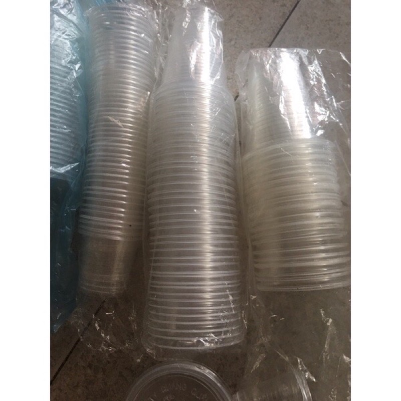 200 Cái Ly nhựa 140ml, 280ml, 300ml, 500ml kèm cả lắp