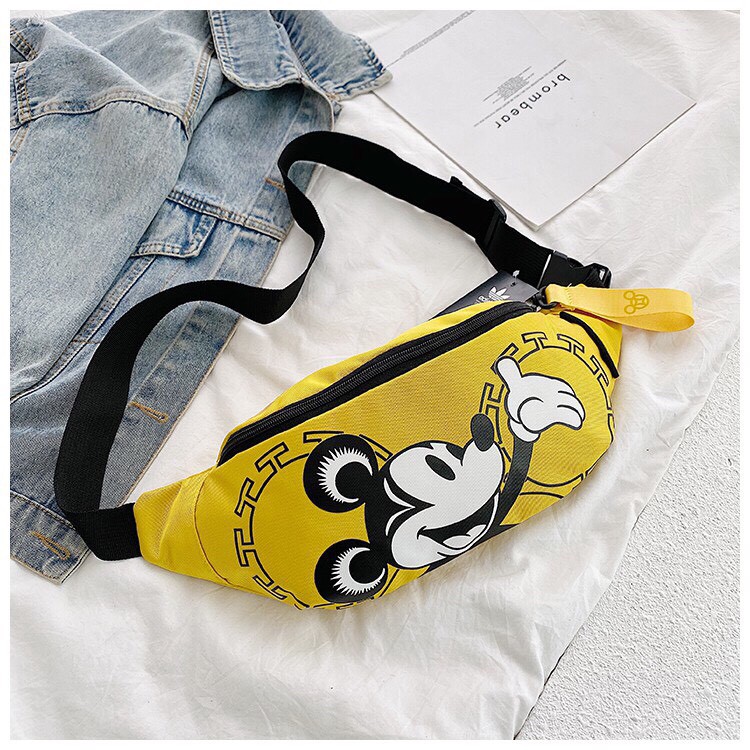 Túi Đeo Chéo Adidas Neo Mickey Mouse Unisex Waist Bag| 4 MÀU | HÀNG CÓ SẴN| ảnh Thật 100%