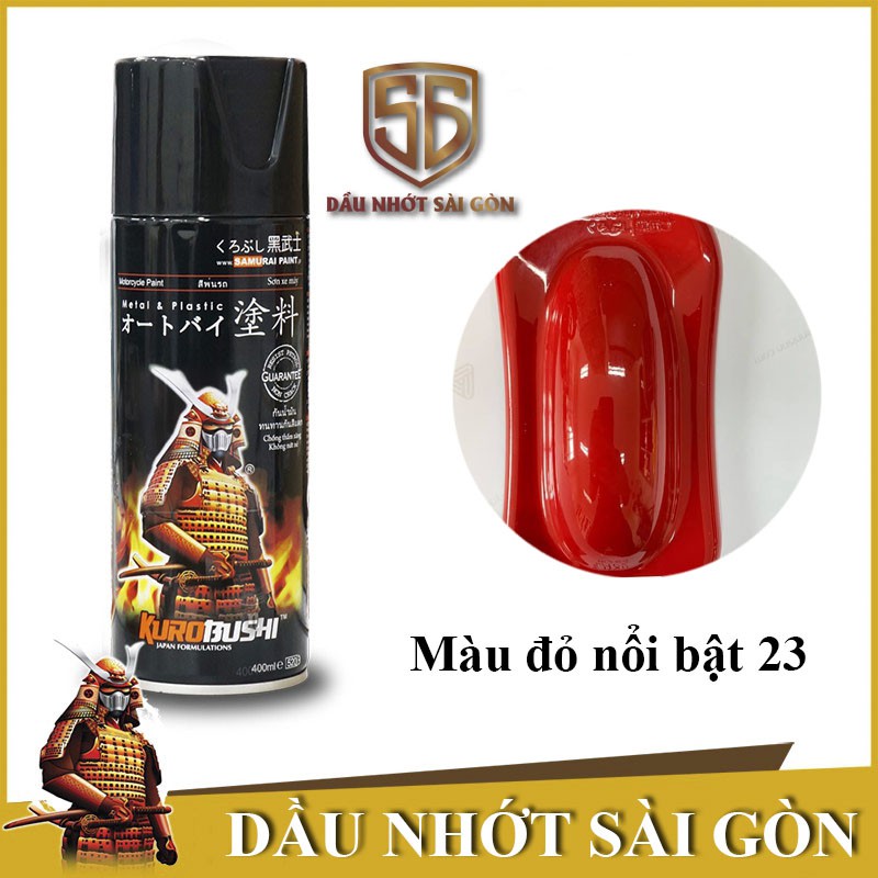 SAMURAI 23 - SƠN XỊT MÀU ĐỎ ĐẬM NỔI BẬT 15/23