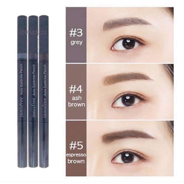 Chì Kẻ Mày 2 Đầu Innisfree Auto Eyebrow Pencil