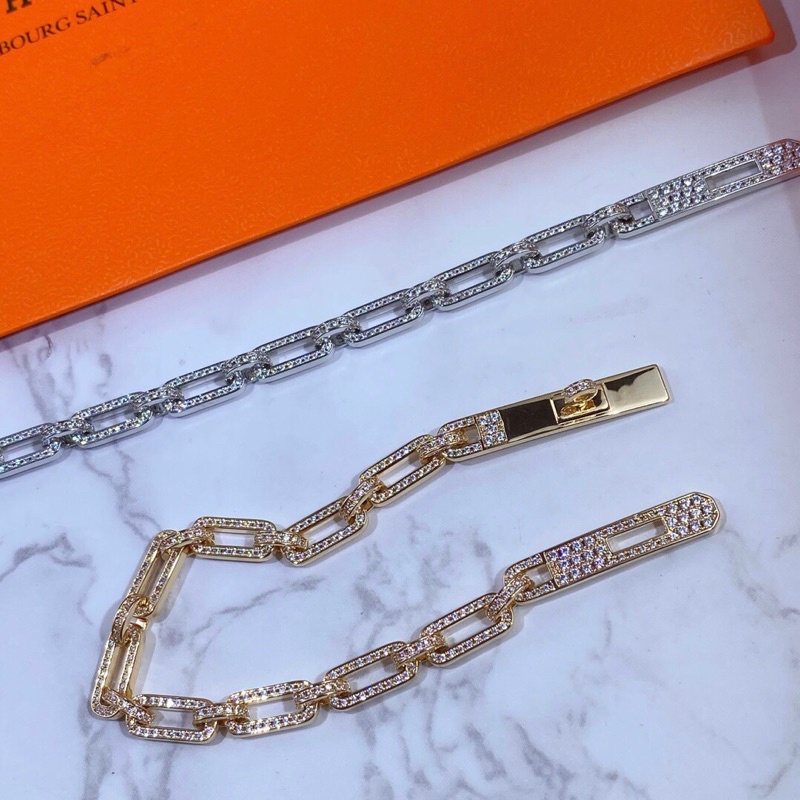 Vòng tay cao cấp của Hermes HM lắc tay mắt xích thời trang cho nữ siêu xinh
