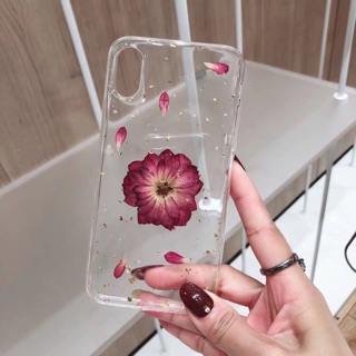 Ốp lưng hoa khô ép