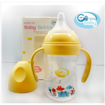 🍵☕🍼CHÍNH HÃNG🍵☕🍼Bình sữa GB-BAYBY PP cổ rộng 180ml -240ml