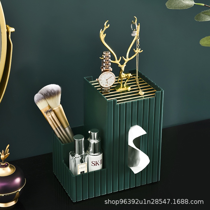 Hộp Đựng Khăn Giấy/Đồ Dùng Để Bàn Hình Nai Trang Trí Nhà Cửa/Phòng Khách