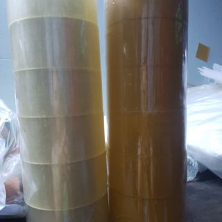 Lốc 6 cuộn băng keo trong 80yar
