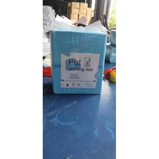 Tã lót cho chó mèo đi vệ sinh vào khay, chuồng bằng giấy siêu thấm hút 50, 100 tấm miếng