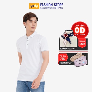 Áo thun polo nam YODY cổ bẻ chất cotton cao cấp siêu mát Coolmax Lacoste APM3519