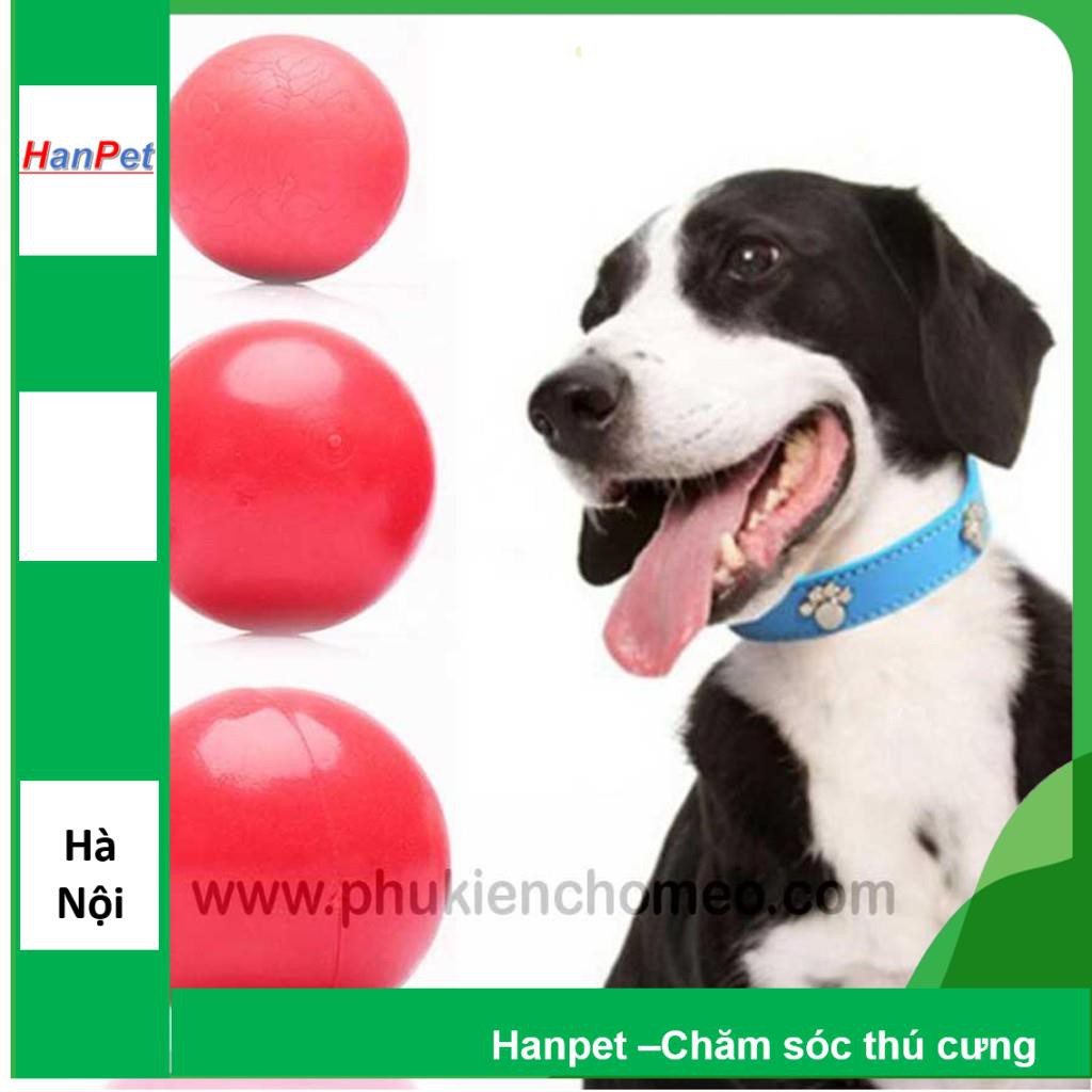 HN-SP180 Bóng cao su nặng (hanpet 4711776) Size S: đường kính 4.5 cm, trọng lượng 75 gam