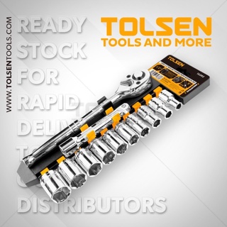 Bộ tuýt 12 chi tiết 1/2 inch hệ anh hàng tốt tolsen 15392