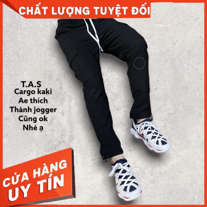 CARGO PANTS/quần kaki nam/quần cargo jogger dây rút - Hàng nhập khẩu