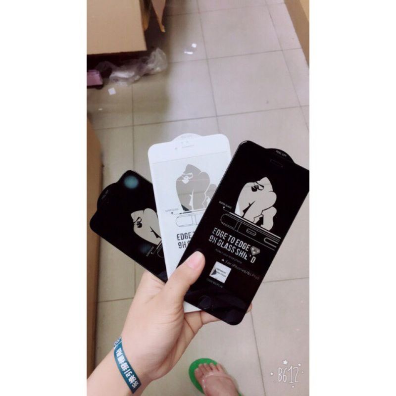 Kính Cường Lực KINGKONG Full Màn Cho Iphone hình từ Iphone 7 đến Iphone 12, 13