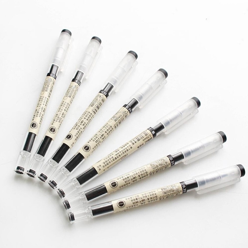 Bút Mực Nước 0.35mm/0.5mm Mực Đen/Đỏ/Xanh Dương