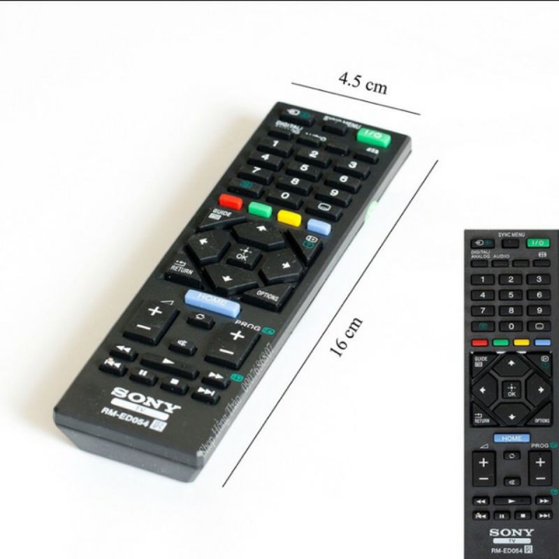 Remote Tivi Sony Ngắn  - Điều Khiể  tiviTivi Sony RM-ED054