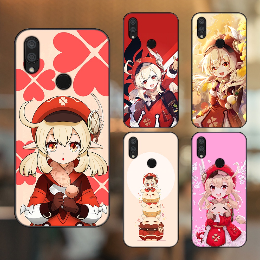 Ốp lưng Xiaomi Redmi 7 viền đen in hình Klee Genshin Impact