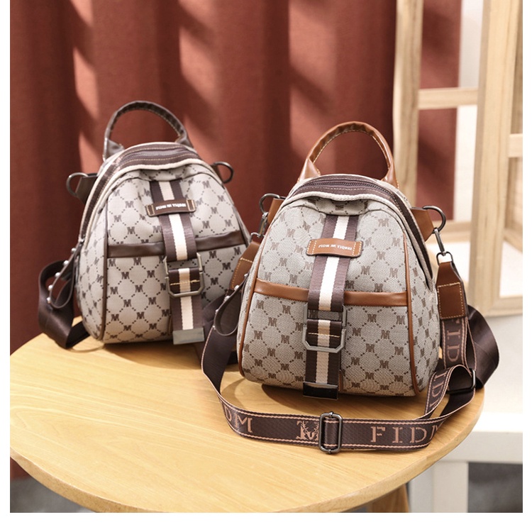 Balo CHUWANGLIN bằng nylon chống thấm nước in họa tiết thời trang dành cho nữ