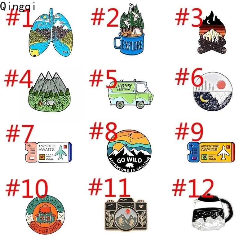 Ghim cài áo MISS ZOE hình vé máy bay/xe buýt thời trang cho nam nữ