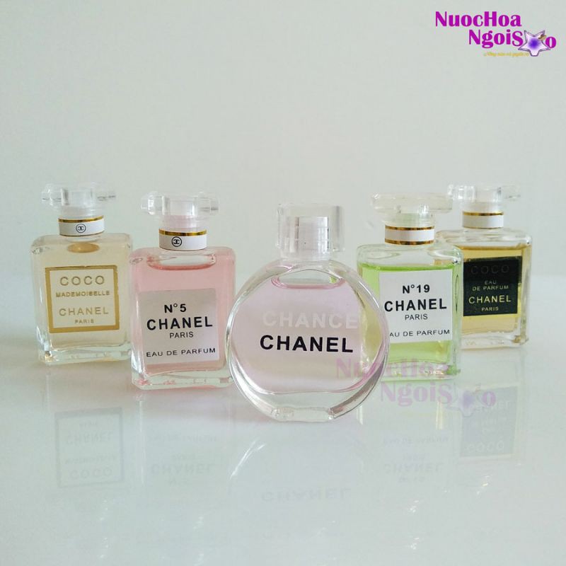 Bộ 5 Chai Nước Hoa Chanel Đa Dạng 5 Hương Thơm Khác Nhau Dạng Chấm | BigBuy360 - bigbuy360.vn