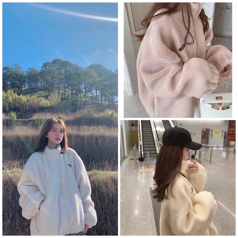 ÁO KHOÁC LÔNG THÊU CUTE ẤM DÀY DẶN FORM THỤNG [ RẺ VÔ ĐỊCH ]