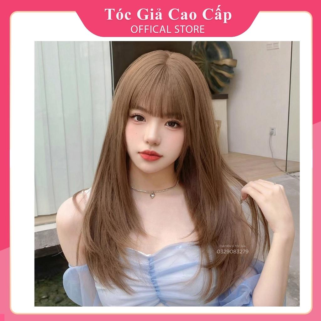 Tóc giả nữ nguyên đầu layer ❤️mã 8292 cúp sole ❤️tặng kèm lưới trùm