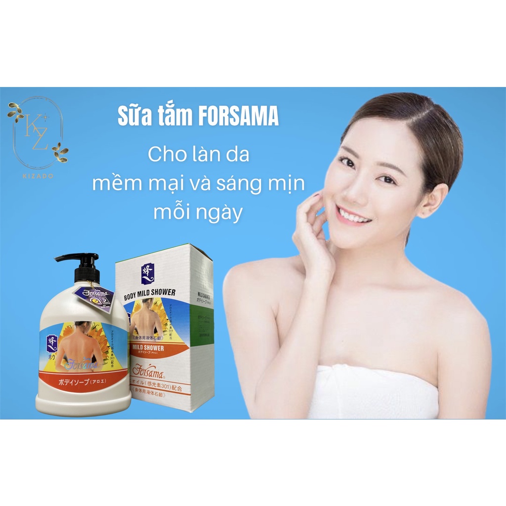 Sữa Tắm Dưỡng Da Mềm Mịn Và Làm Sáng Da Forsama (1200ml) | BigBuy360 - bigbuy360.vn
